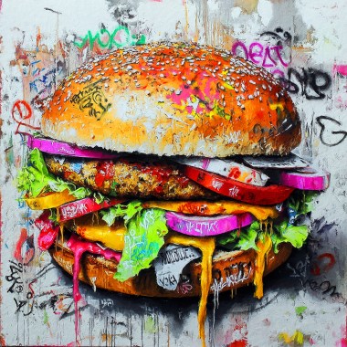 Hamburger graffiti